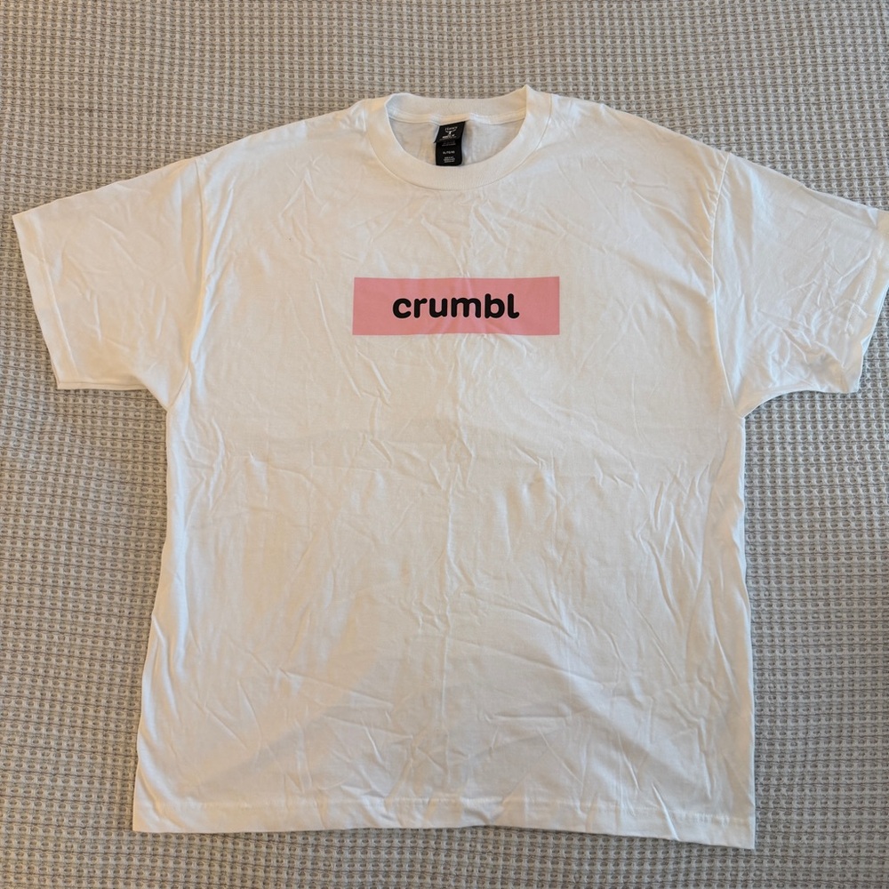 NWOT Hanes crumbl Pink Box Tee